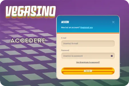 Accedere a Vegasino Casino